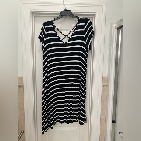 Lane Bryant Striped Dress 18/20 - Picture 1 of 3